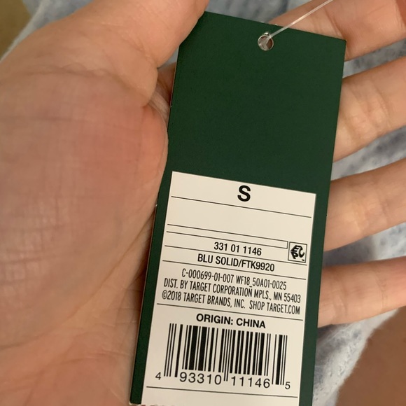 Brand new light  blue long sleeve with tie - Picture 5 of 6